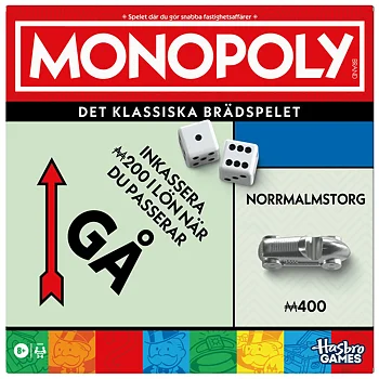 Monopolspel Classic (SE) – Hasbro