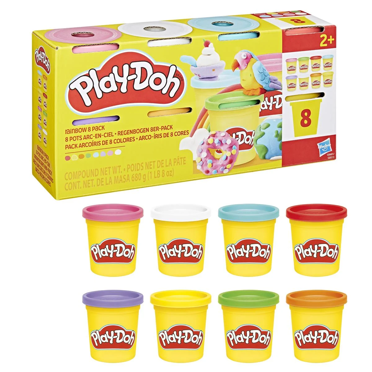 Play-Doh 8-pack, regnbåge - 2