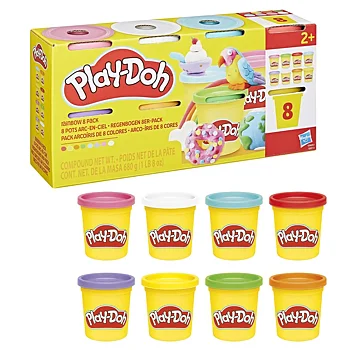 Play-Doh 8-pack, regnbåge