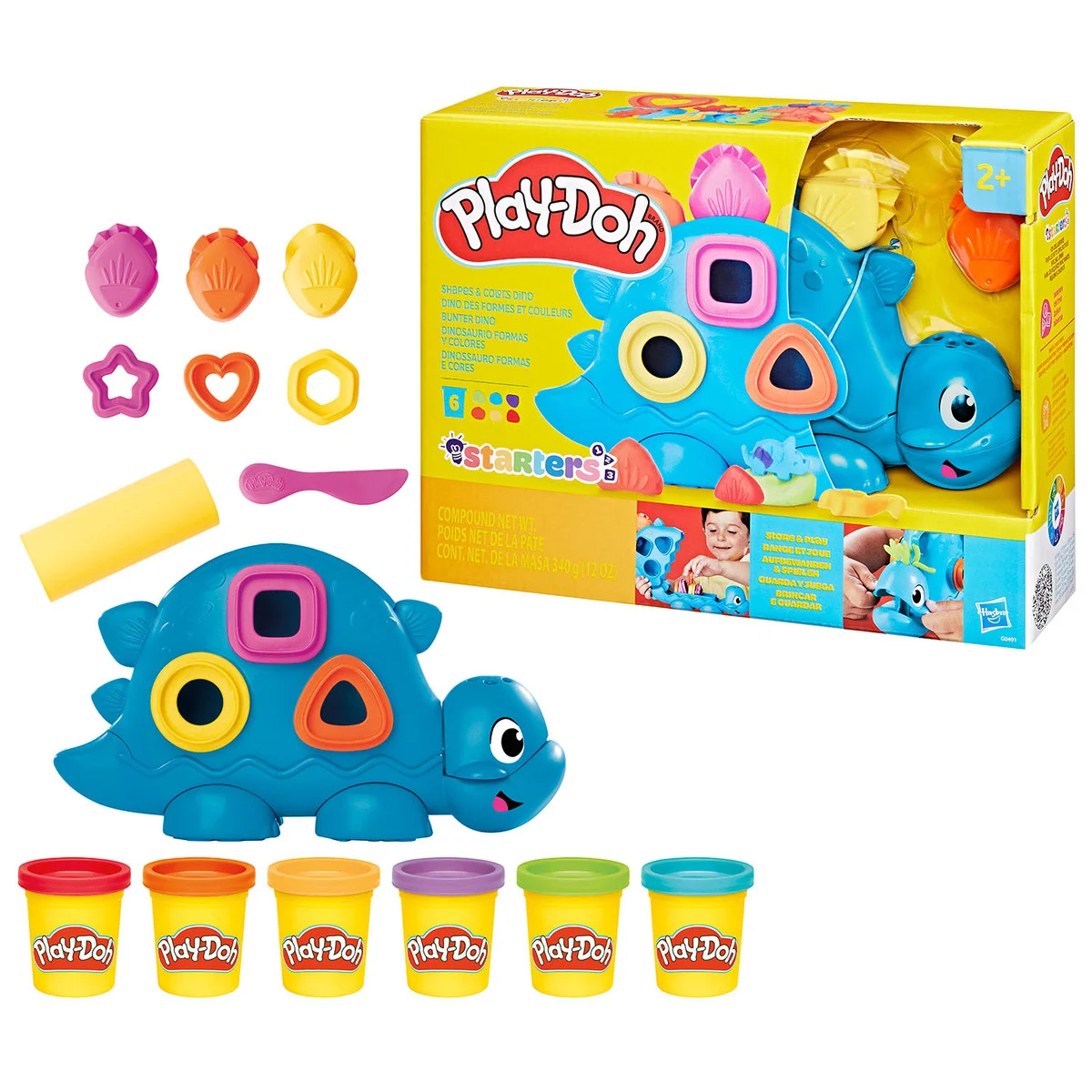 Play-Doh Shapes & Colours Dinosaur