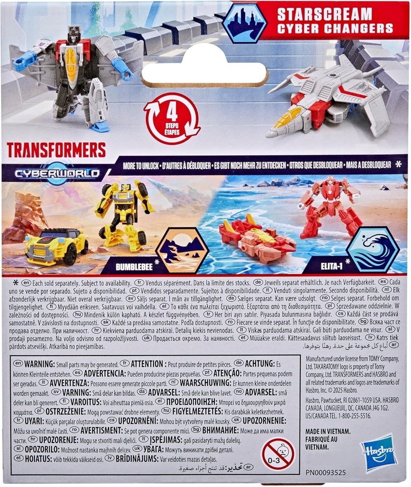 Transformers Cyberworld Cyber Changers, Starscream - 3
