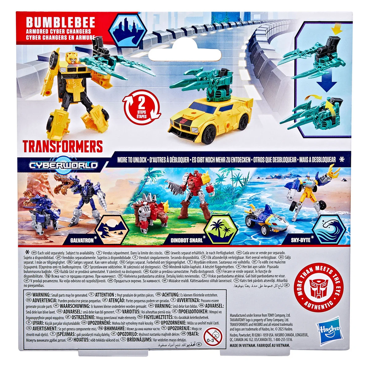 Transformers Cyberworld Armored Cyber Changers, Bumblebee - 5