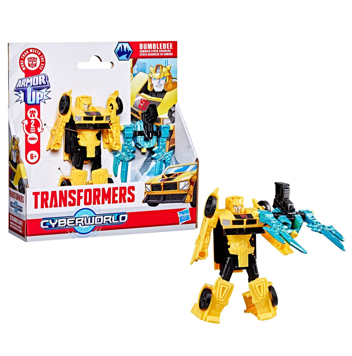Transformers Cyberworld Armored Cyber Changers, Bumblebee - 2