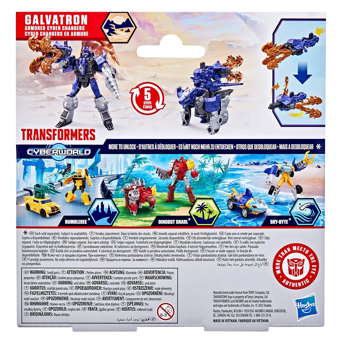Transformers Cyberworld Armored Cyber Changers, Galvatron - 5
