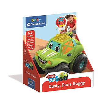 Pull Back & Go, Dusty Dune Buggy – Clementoni