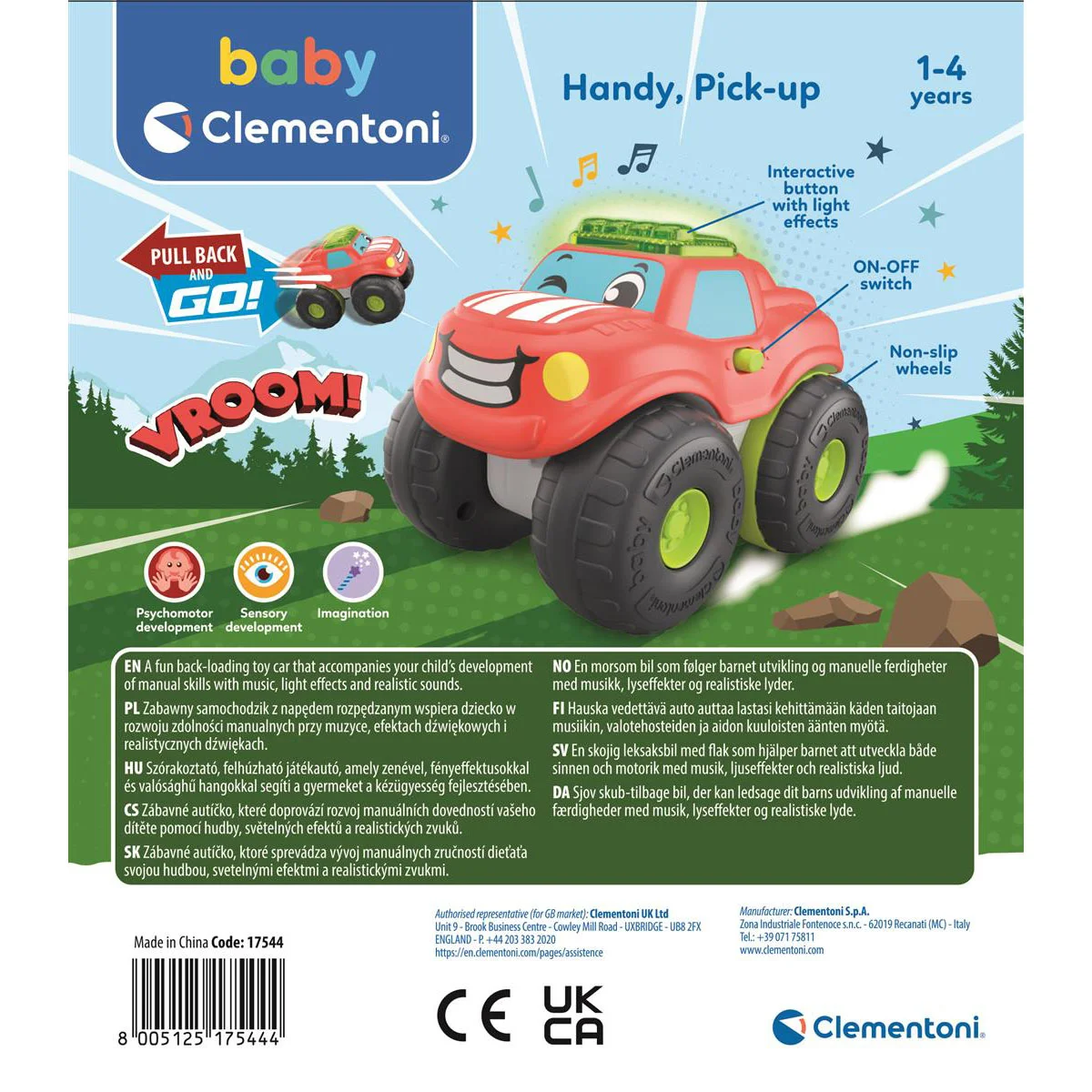 Pull Back & Go, Handy Pick-up – Clementoni - 4