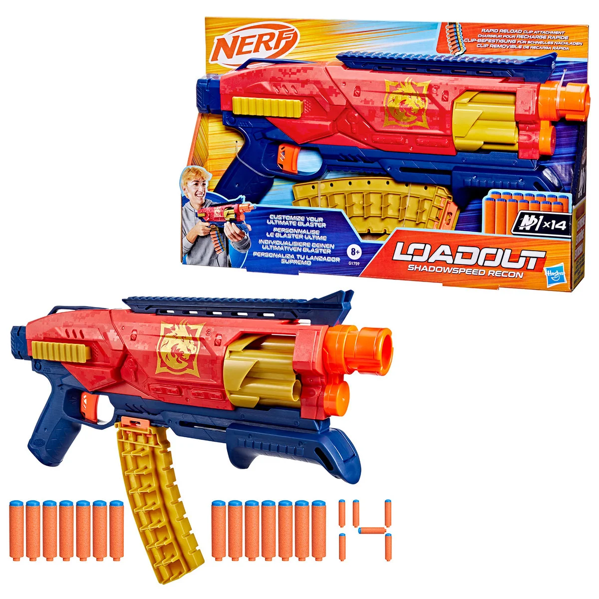 Nerf Loadout Shadowspeed Recon Blaster - 2