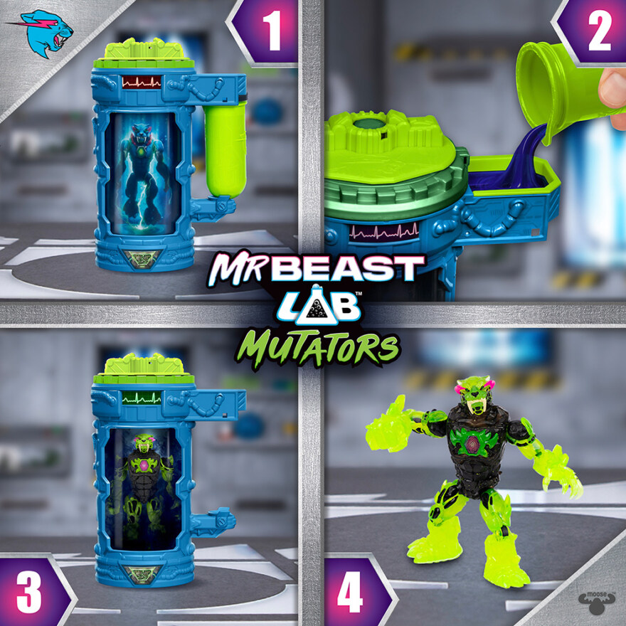 Mr. Beast Lab Mutators Mutation Chamber, Rock Panther - 3