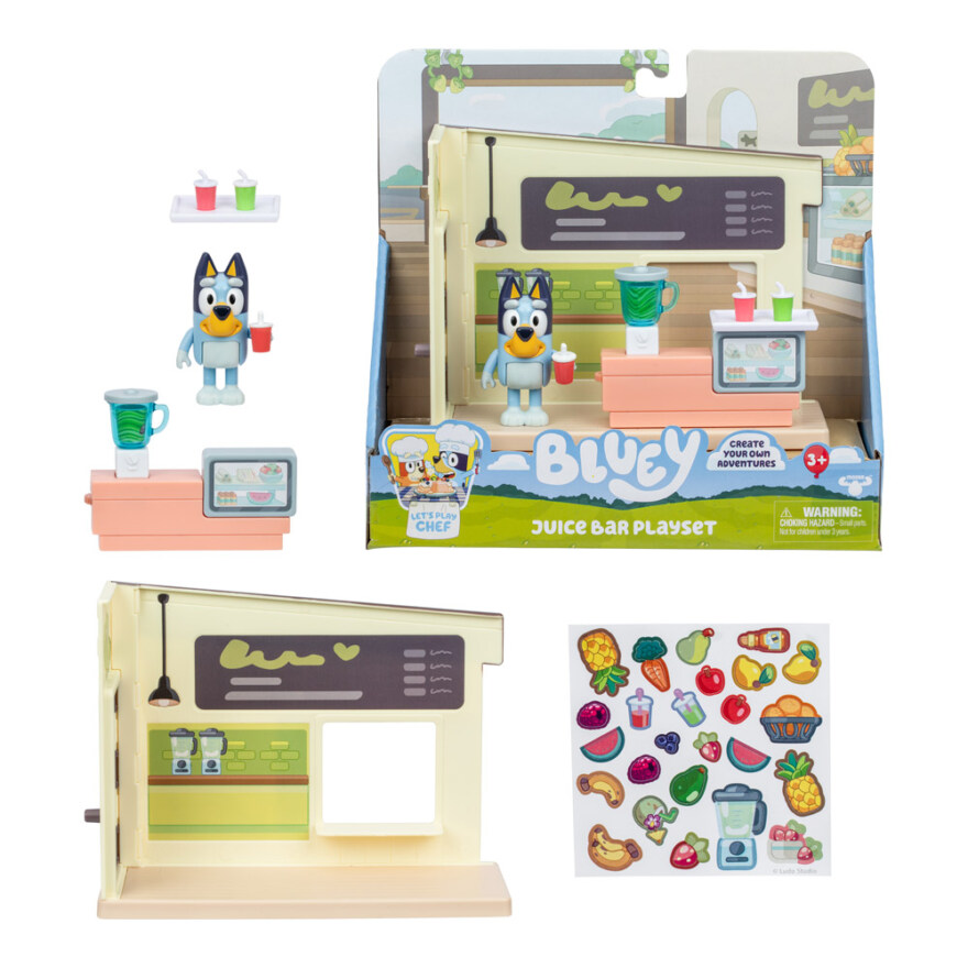 Bluey Mini Playset Juice Bar - 4