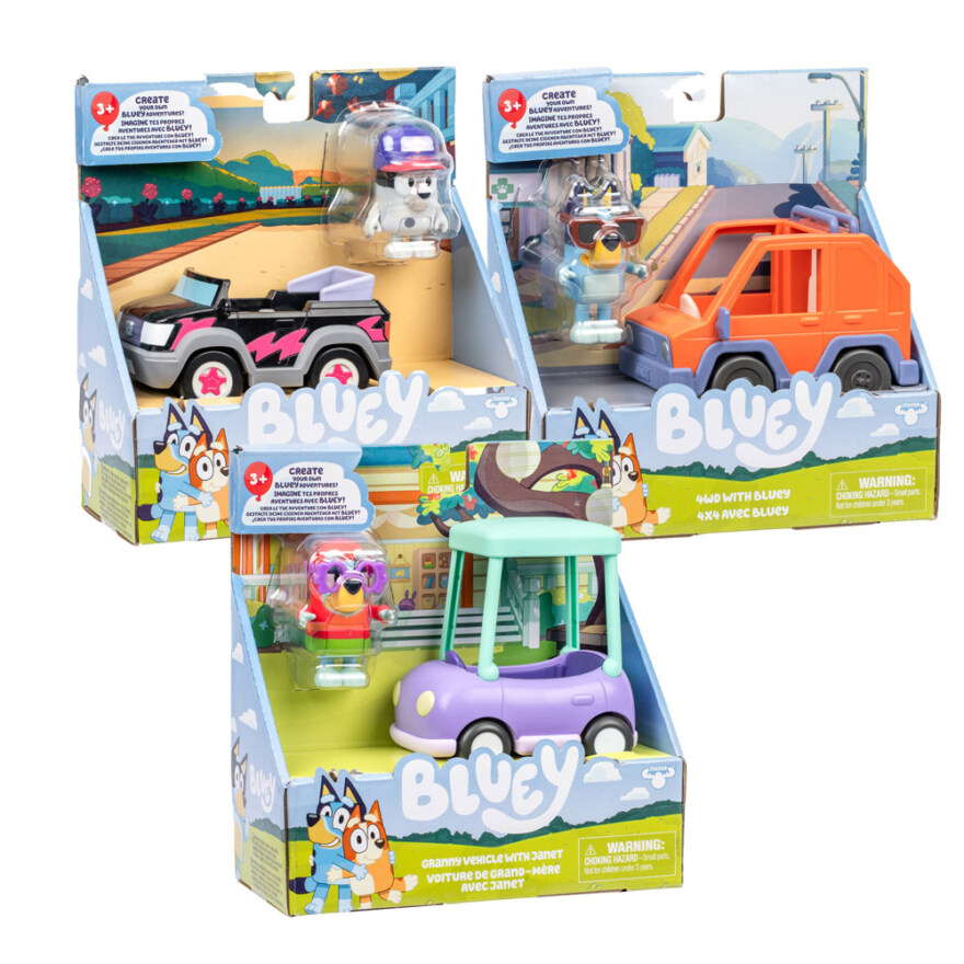 Bluey, Basic Vehicle, Pizza Girls Vehicle - 11