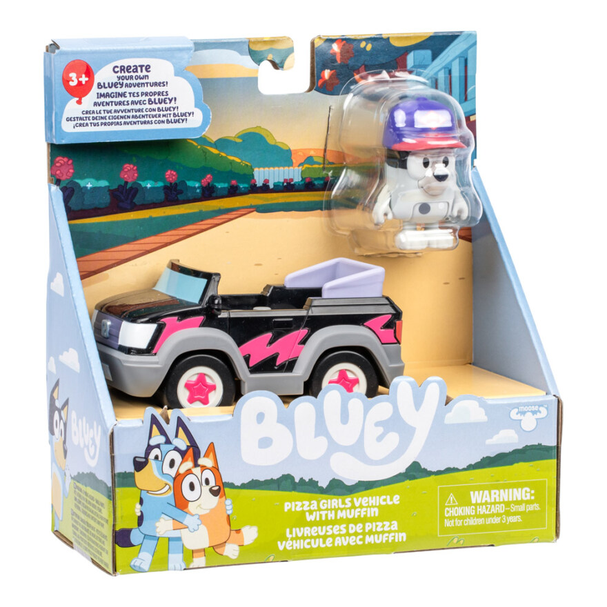 Bluey, Basic Vehicle, Pizza Girls Vehicle - 10