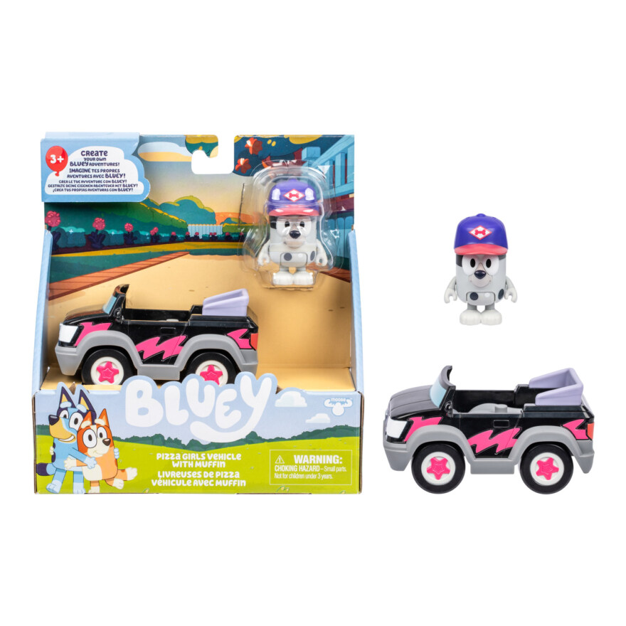 Bluey, Basic Vehicle, Pizza Girls Vehicle - 9