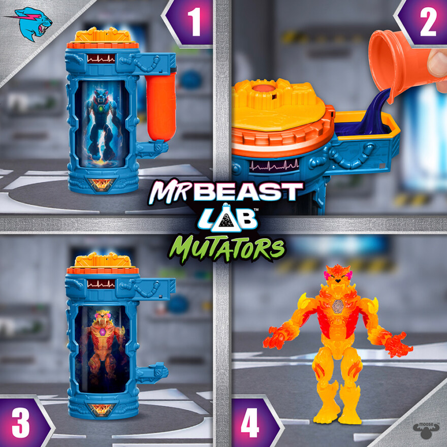 Mr. Beast Lab, Mutators, Mutation Chamber Fire Panther - 5