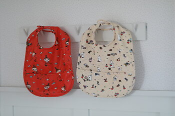 Mumin Picknick, Haklapp, beige