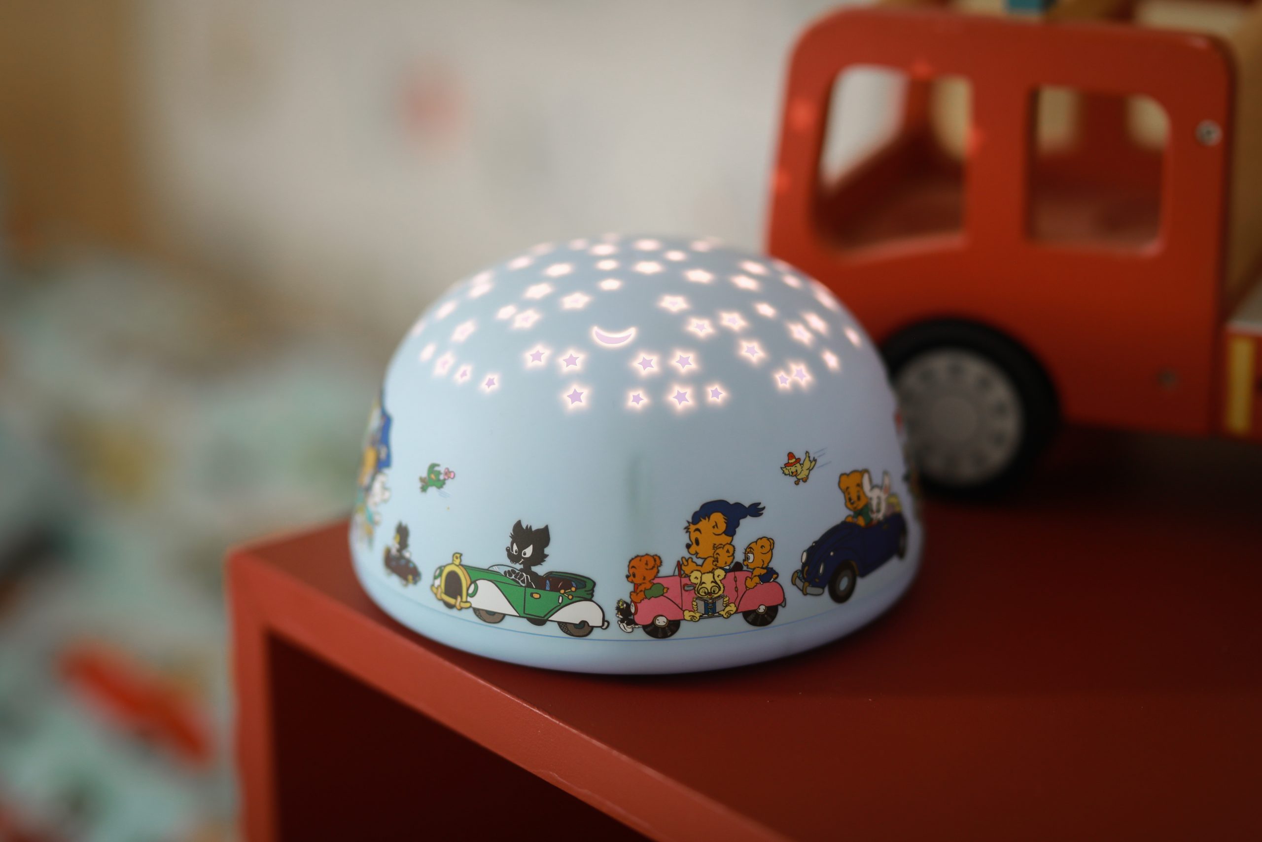 Bamse, Nattlampa med stjärnhimmel och musik - 6