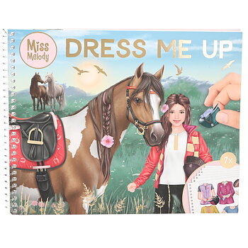 Miss Melody Dress Me Up Stickersbok, stor
