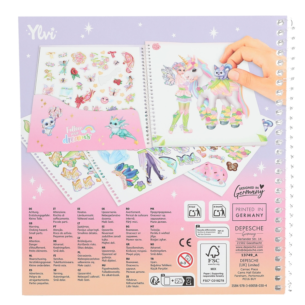 Ylvi Dress Me Up Stickersbok - 4
