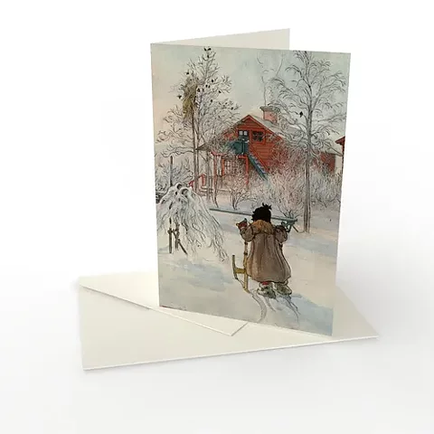 Julkort Carl Larsson Gården
