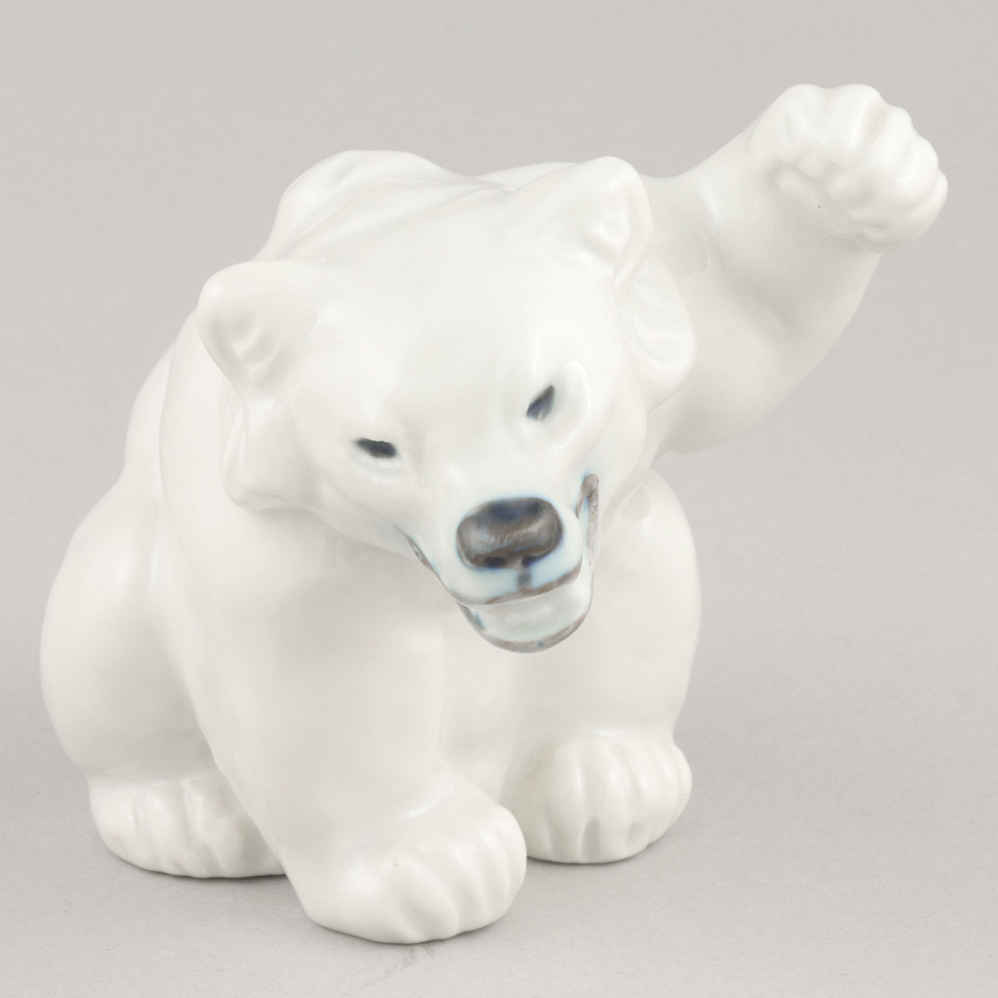 Knud Kyhn (1940s) Swiping Polar Bear Cub 9/7 cm #21433