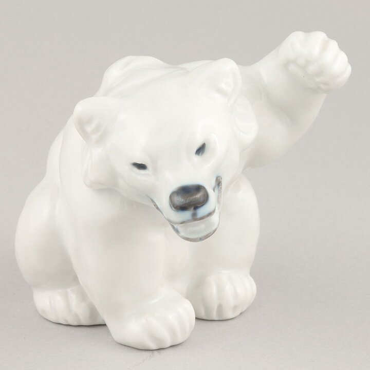 クヌート・キューン  腕をあげたシロクマの子  9cm  20世紀  #21433