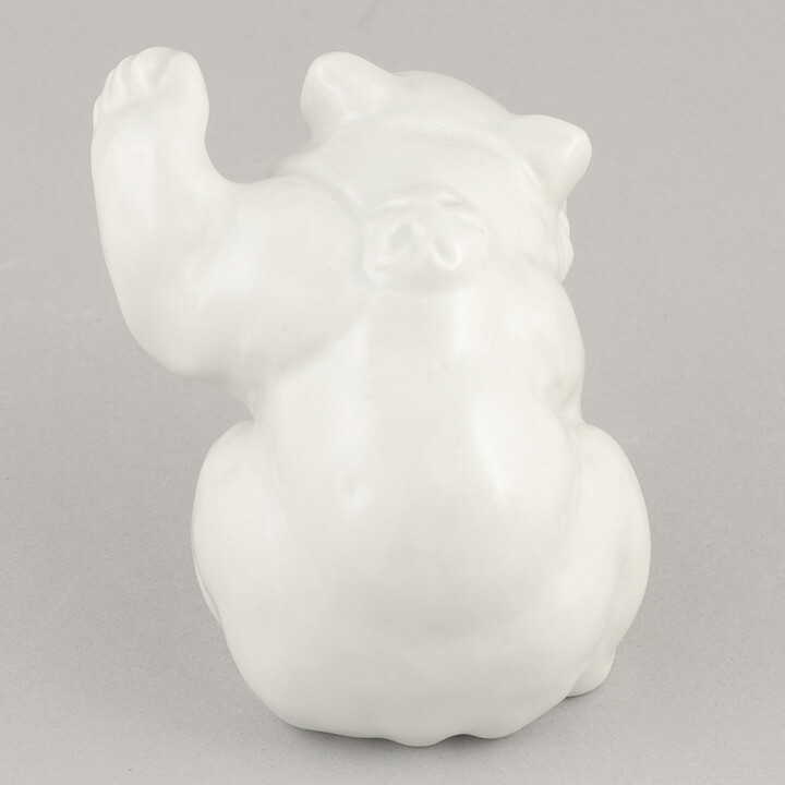 クヌート・キューン  腕をあげたシロクマの子  9cm  20世紀  #21433
