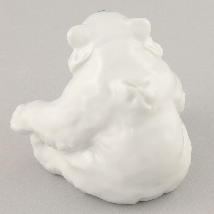 クヌート・キューン  座っているシロクマの子  8/7cm  1940年代  #22746