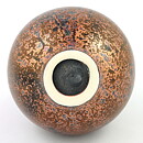 Isak Isaksson (2016) Unique Vase with Copper Brown Crystalline Glaze 11 cm