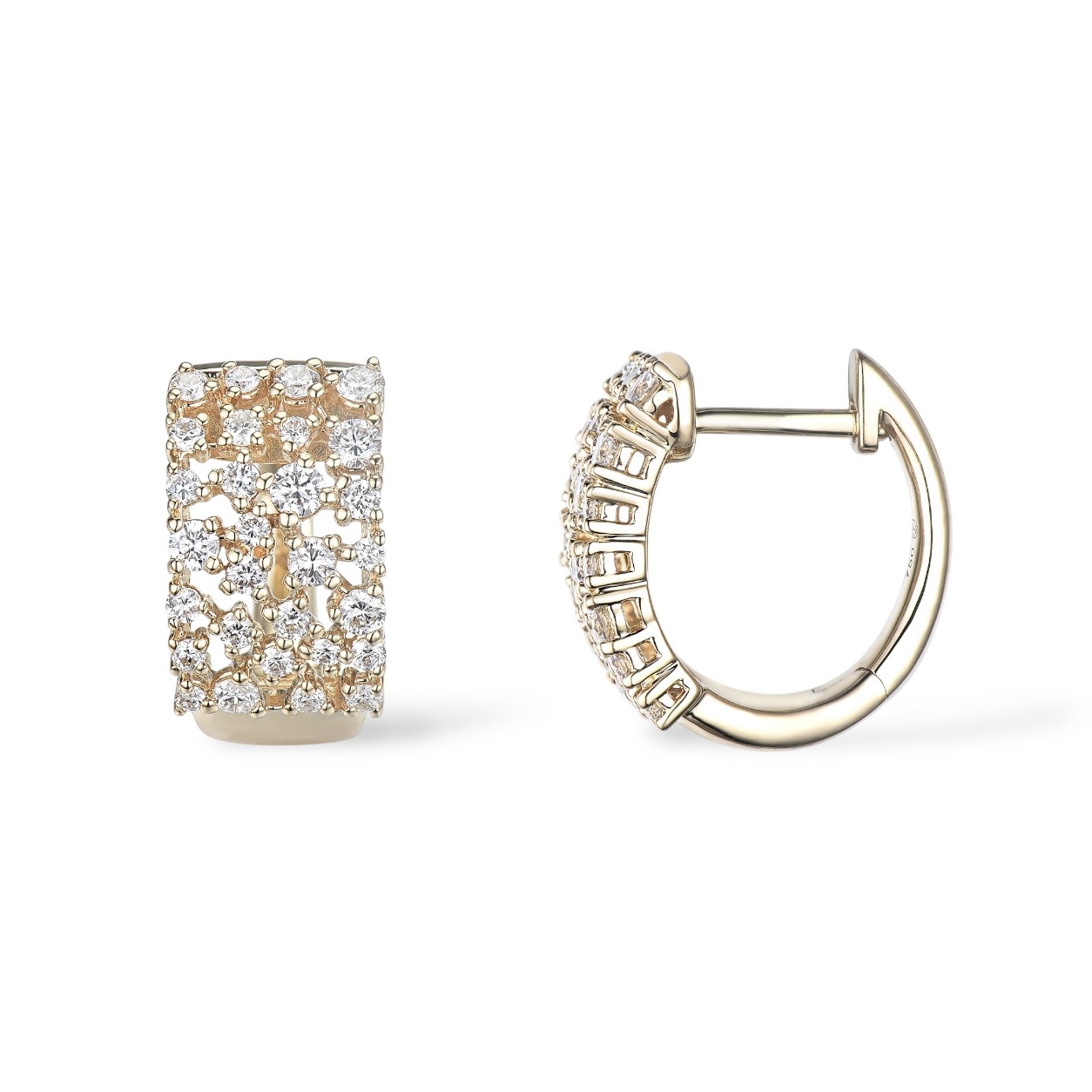 Nordic Éclat diamond earrings