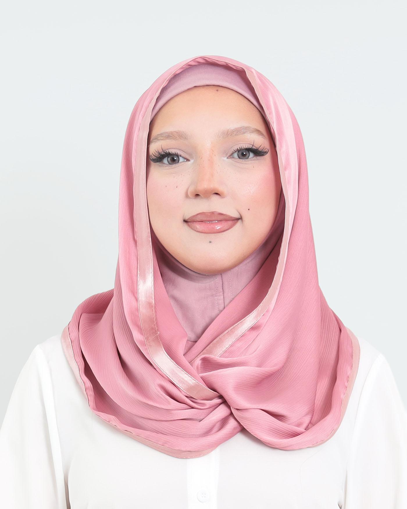 Hijab - Instant Satin - Pink