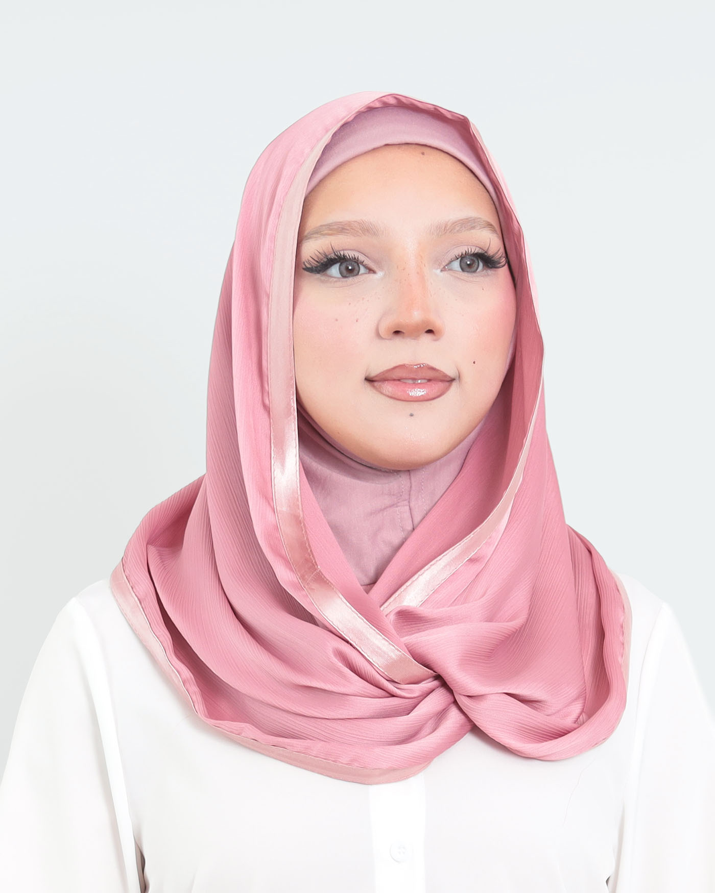 Hijab - Instant Satin - Pink - 2