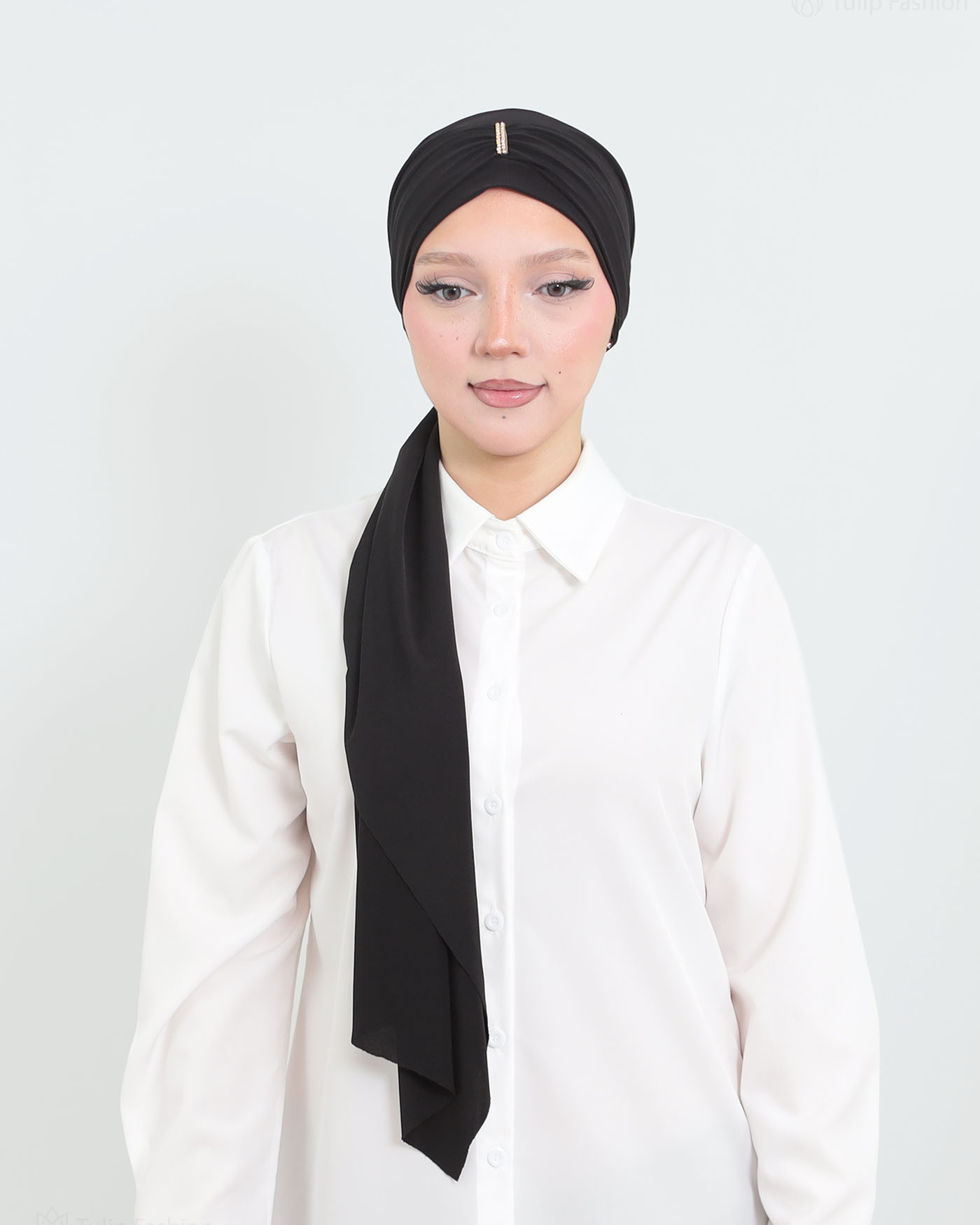 Turban - Soraya - Schwarz - 3
