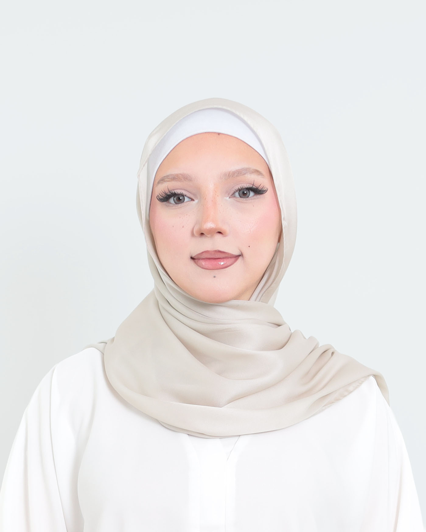 Hijab - Sonia - Pearl white - 5