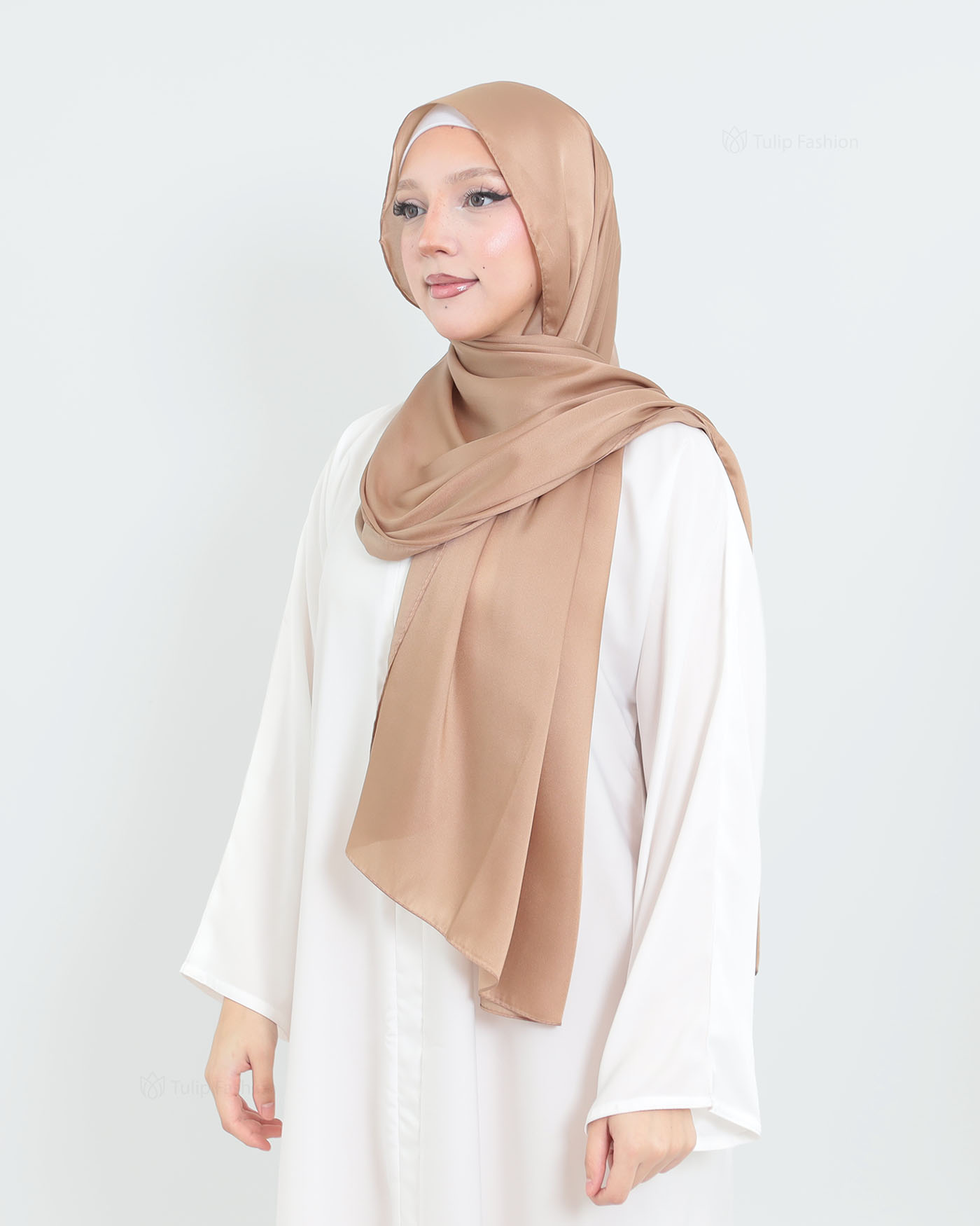 Hijab - Sonia - Caramel brown - 3