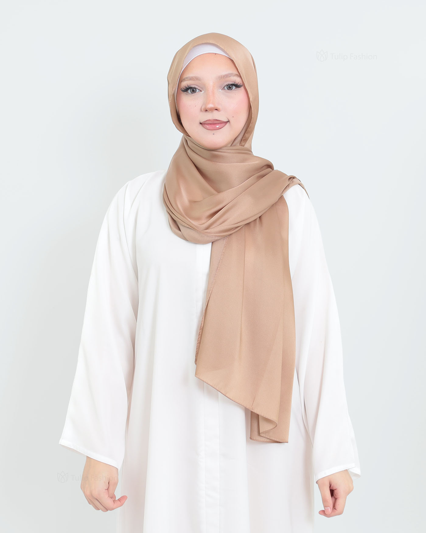 Hijab - Sonia - Caramel brown - 4