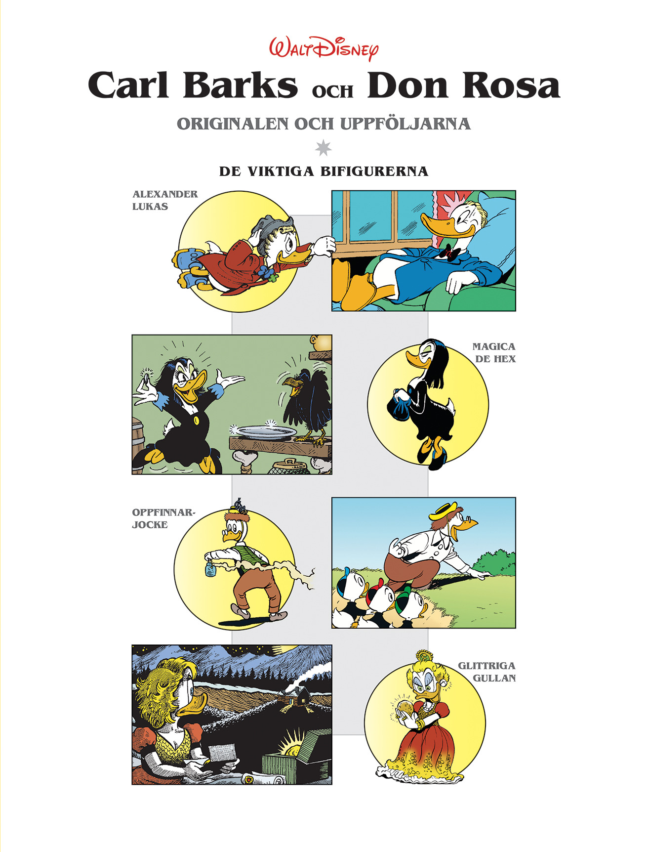 Carl Barks och Don Rosa 12, De viktiga bifigurerna