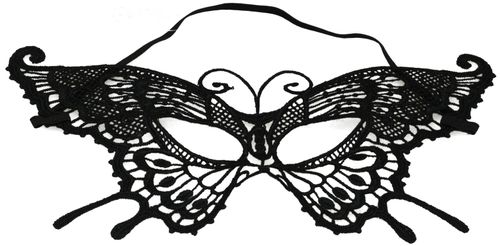 Ögonmask svart 25cm