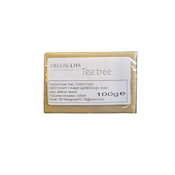 olive soap, Traditional Greek tea tree oil soap 100gr.