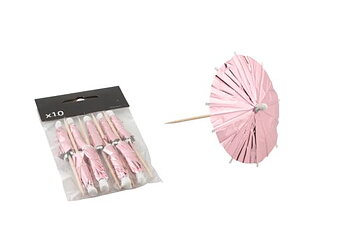 Partyparasoll 10cm 10st