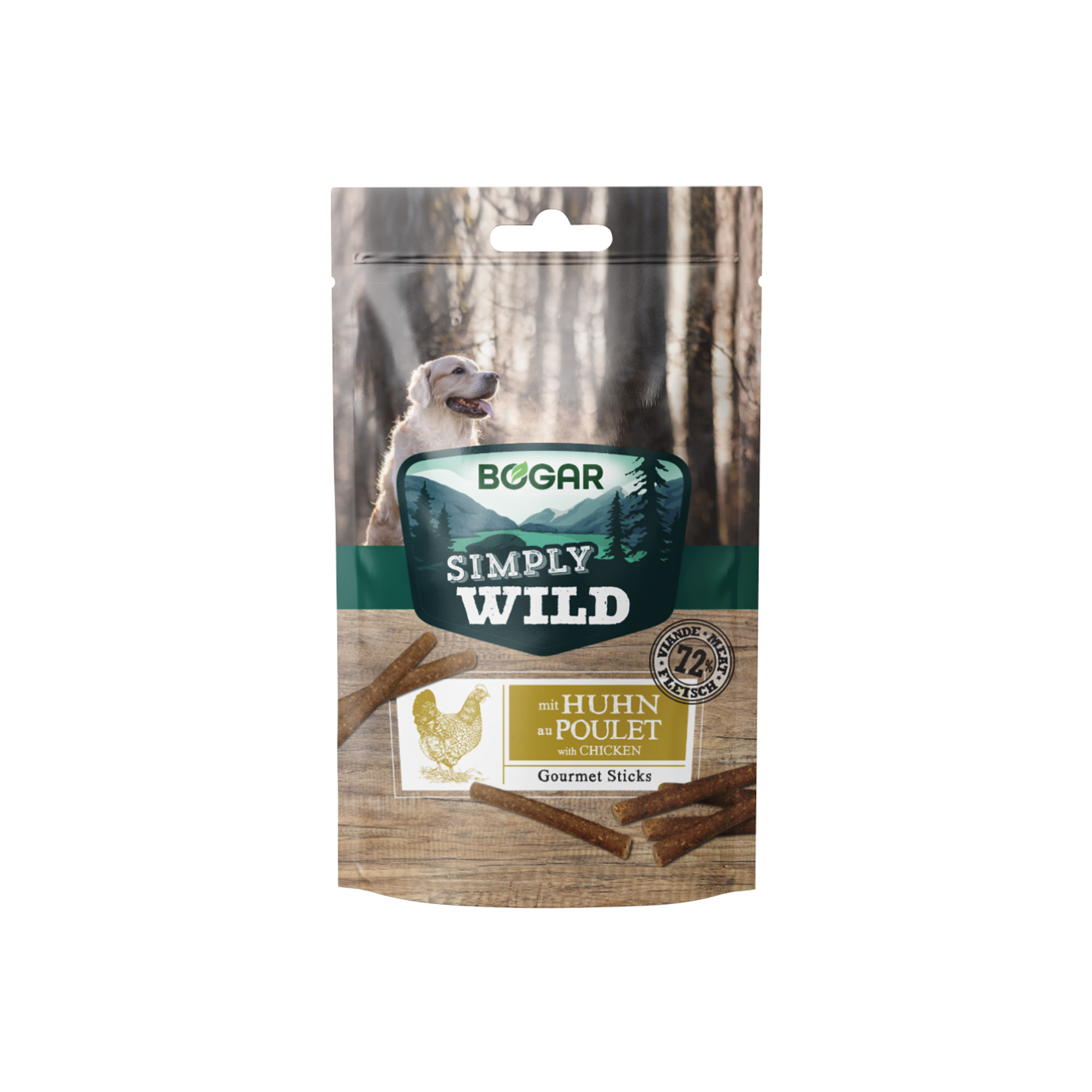 Simply Wild Sticks Chicken Dog Bogar