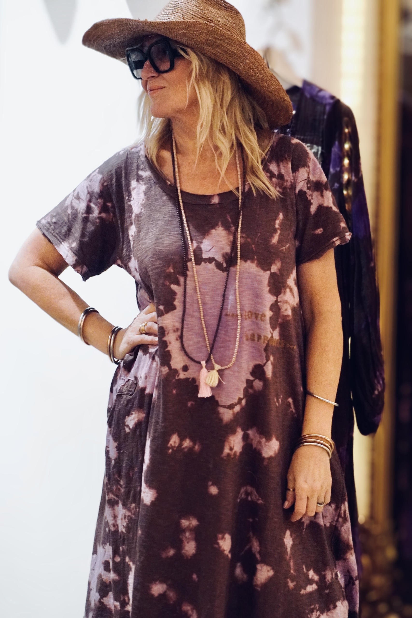 open lace back dress Batik Deraya 3PC - Ready to Wear Batik Women Dress USA
