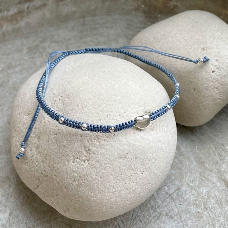 Armband - Hjärta, blå - 3