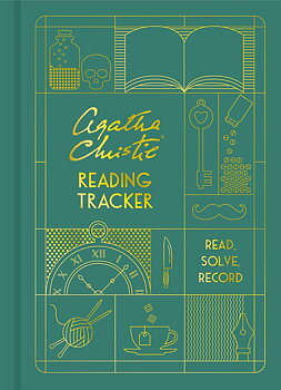 Agatha Christie : Reading Tracker: Read, Solve, Record - Läsdagbok med läsband för Agatha Christie-läsare