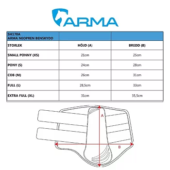 ARM NEOPRENE SHIN GUARDS MIXED COLORS