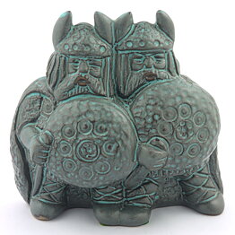 Ester Wallin (1970) Two Rounded Vikings 17/16 cm #0151