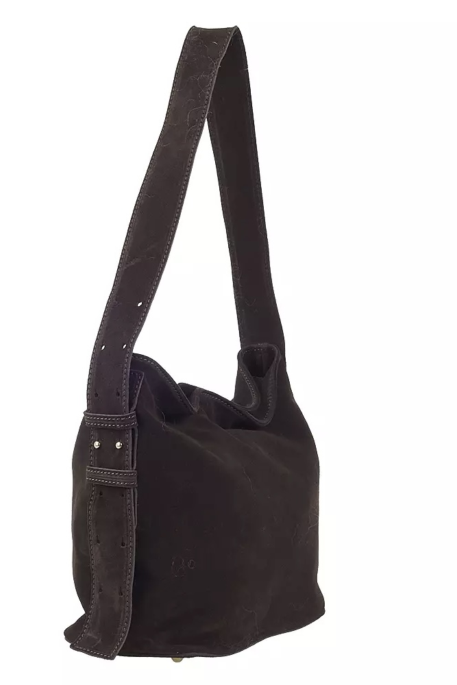 Ulrika Design -  Italian Suede Leather Bag Brown - 6