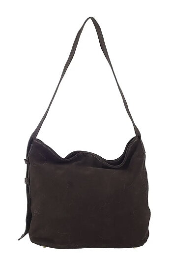 Ulrika Design -  Italian Suede Leather Bag Brown