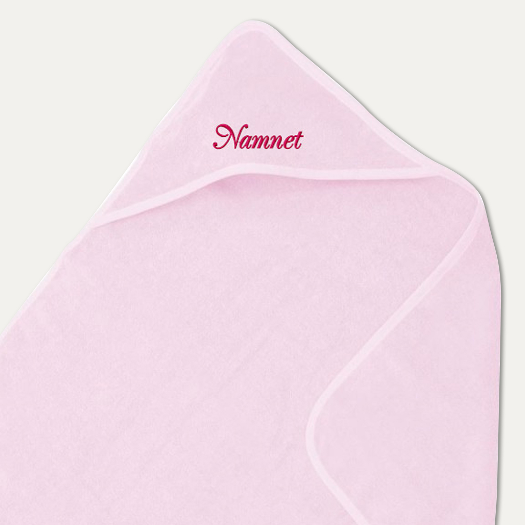Badcape med broderat namn - 5