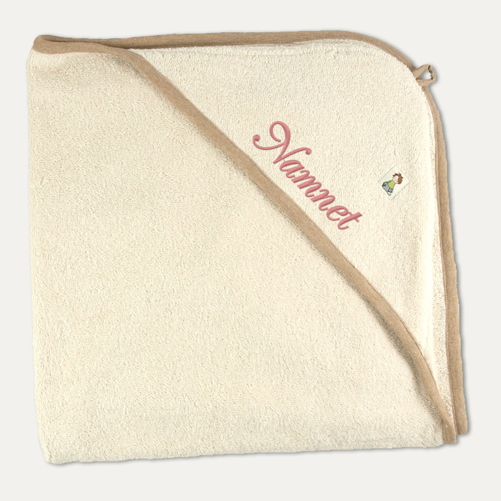 Badcape med broderat namn - 7