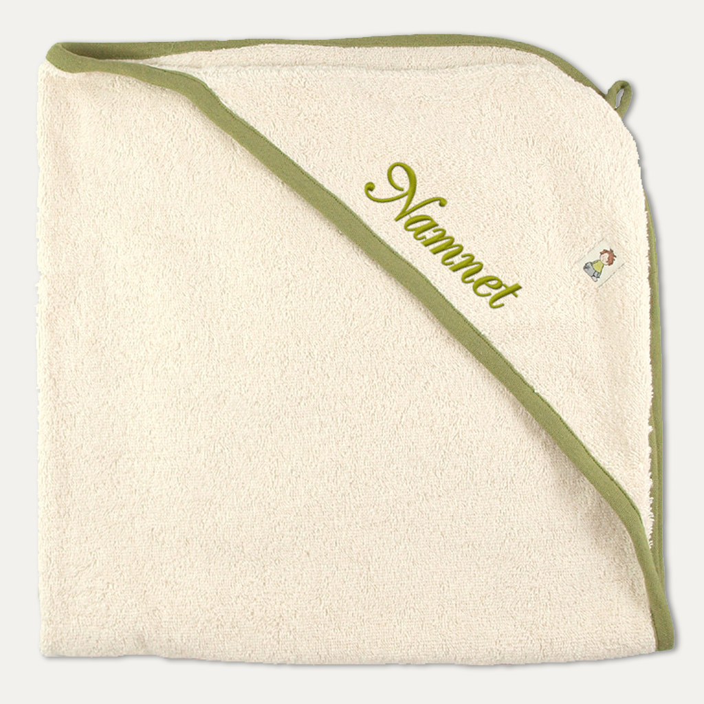 Badcape med broderat namn - 6