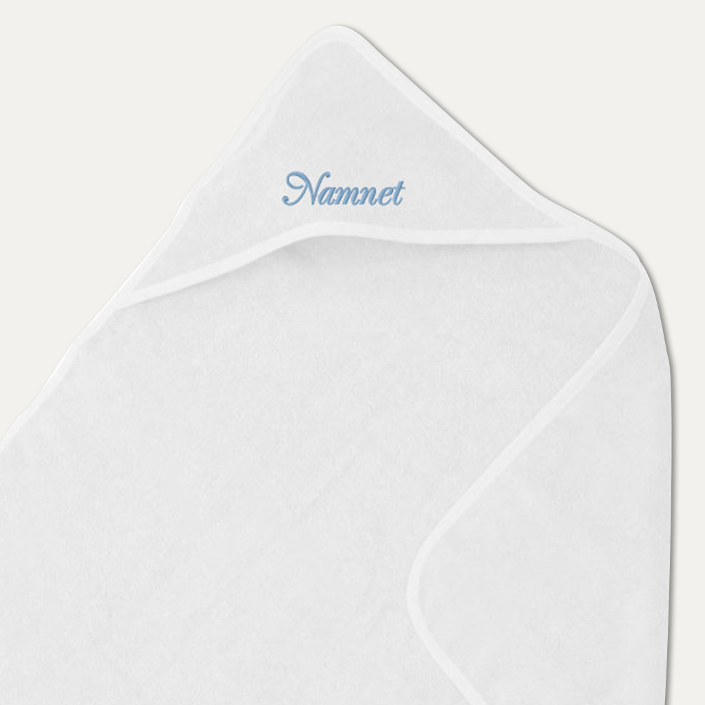 Badcape med broderat namn - 4
